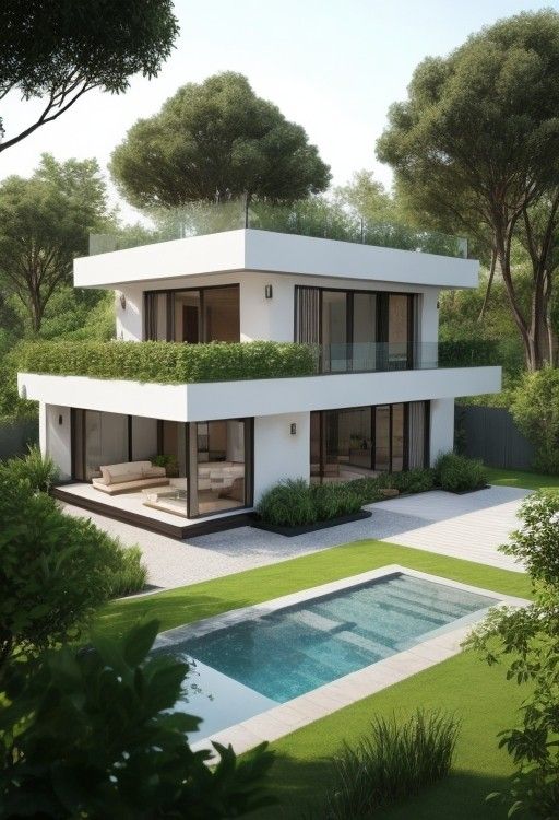 ساخت ویلای کوچک در باغ