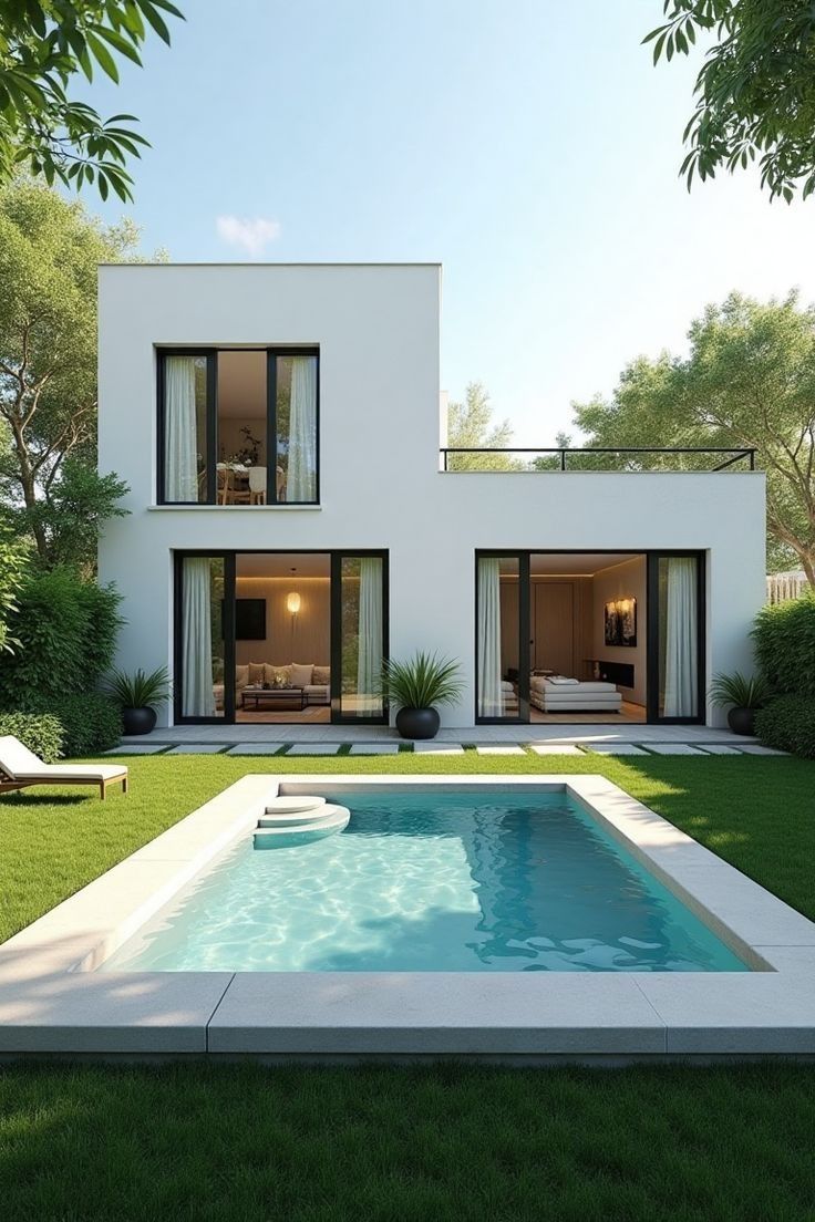 ساخت ویلای کوچک در باغ