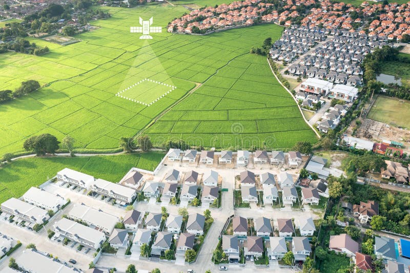 نقشه ماهوارهای زمینهای مسکونی داخل بافت برای خرید فوری